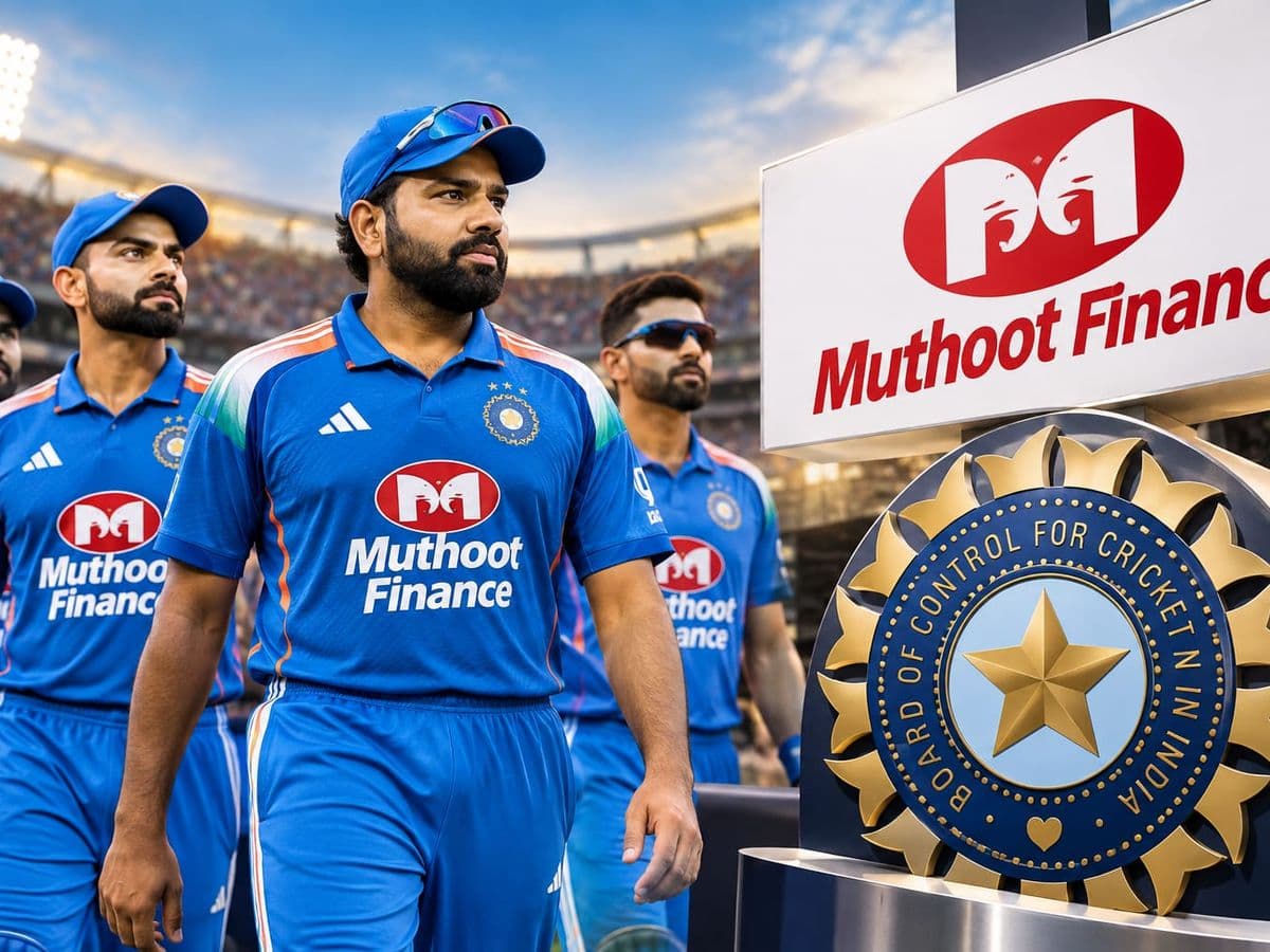 ഇന്ത്യൻ ക്രിക്കറ്റിന്റെ ടൈറ്റിൽ സ്പോൺസർ ഇനി മുത്തൂറ്റ് ഫിനാൻസ്