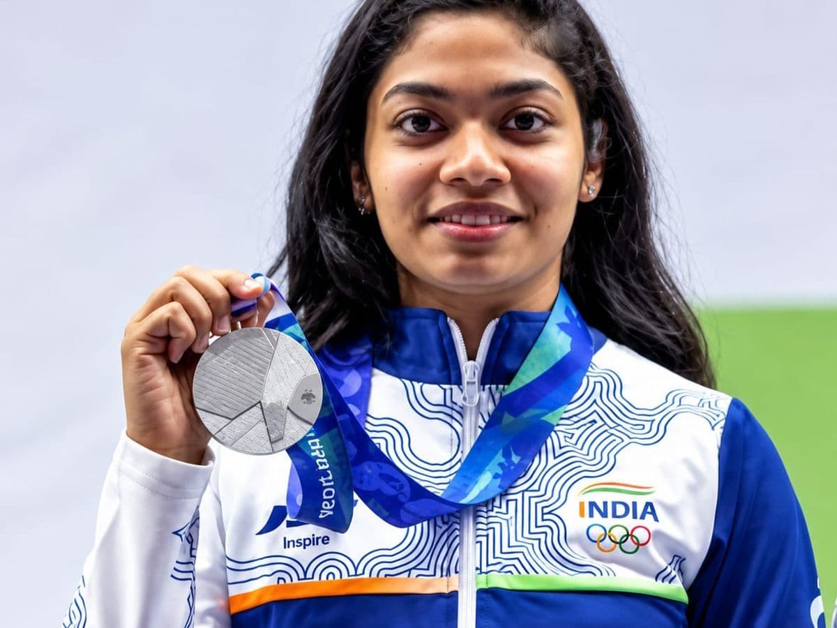 ഏഷ്യൻ ഗെയിംസിൽ വിദർശയ്ക്ക് രണ്ടാം വെള്ളി; 50 മീറ്റർ റൈഫിൾ 3 പൊസിഷൻസിലും മെഡൽ