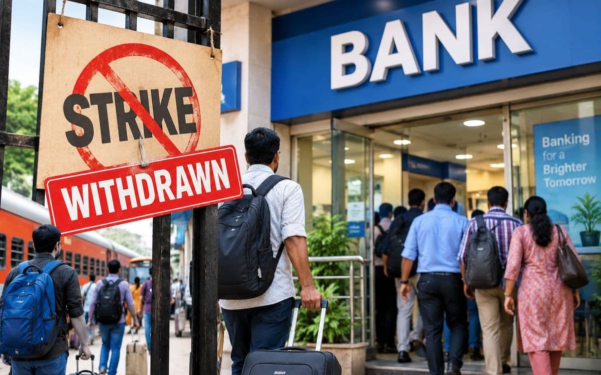 ബാങ്ക് സമരം പിൻവലിച്ചു; അറിയിപ്പ് വൈകിയതിൽ ജീവനക്കാർക്കിടയിൽ അതൃപ്തി