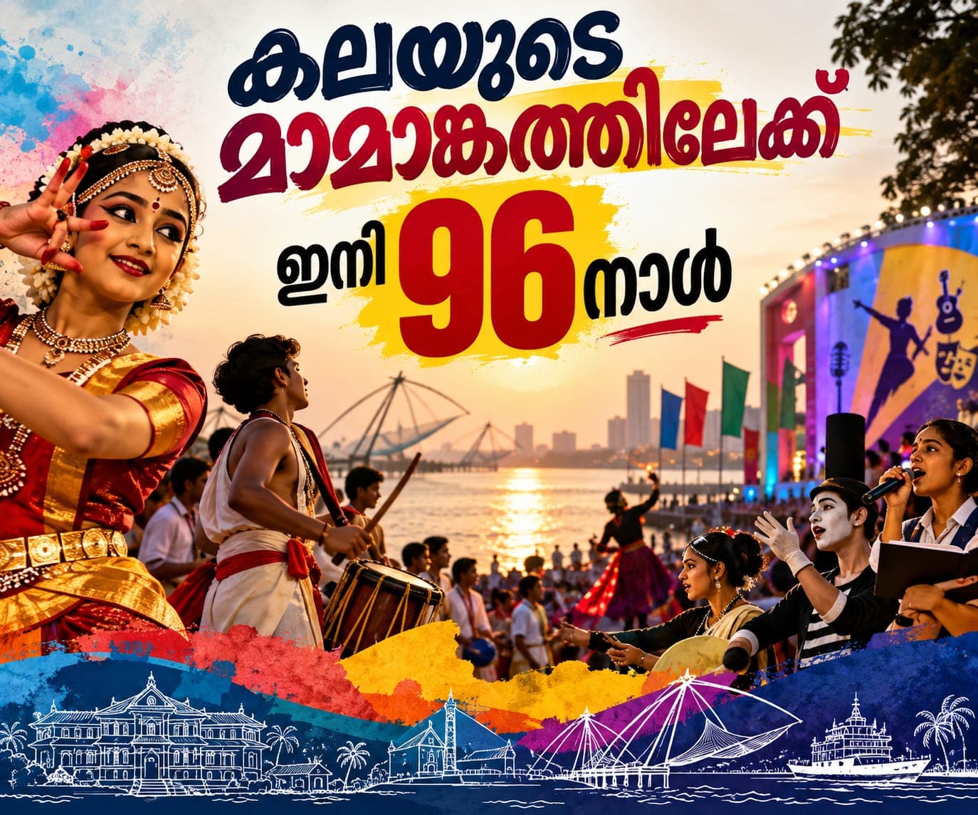 “കലയുടെ മാമാങ്കത്തിലേക്ക് ഇനി 96 നാൾ”