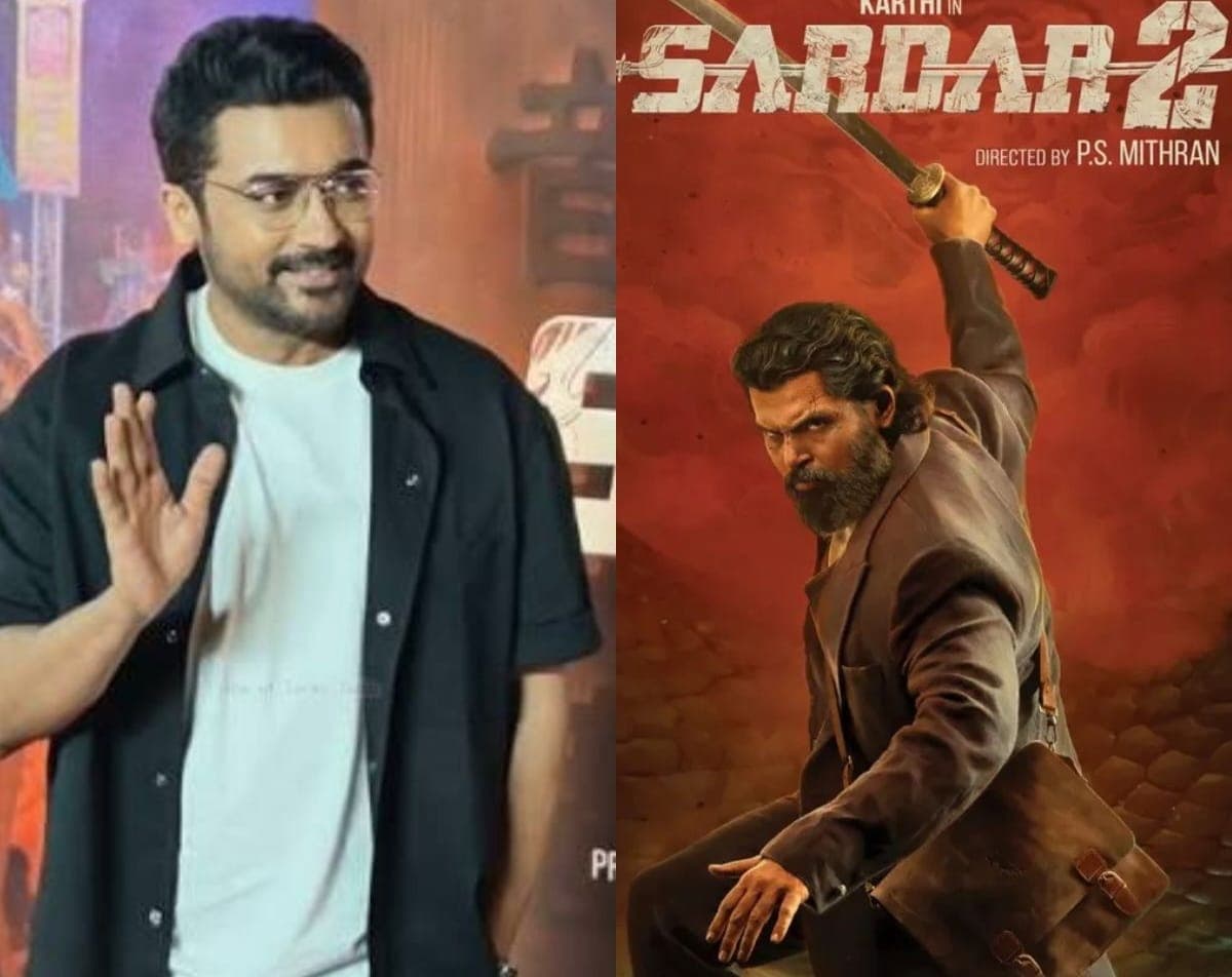  മുംബൈയിലേക്ക് താമസം മാറ്റിയിട്ടില്ല; അഭ്യൂഹങ്ങൾക്ക് മറുപടിയുമായി സൂര്യ — ‘സർദാർ 2’ വേദിയിൽ ശ്രദ്ധ നേടി താരത്തിന്റെ വാക്കുകൾ