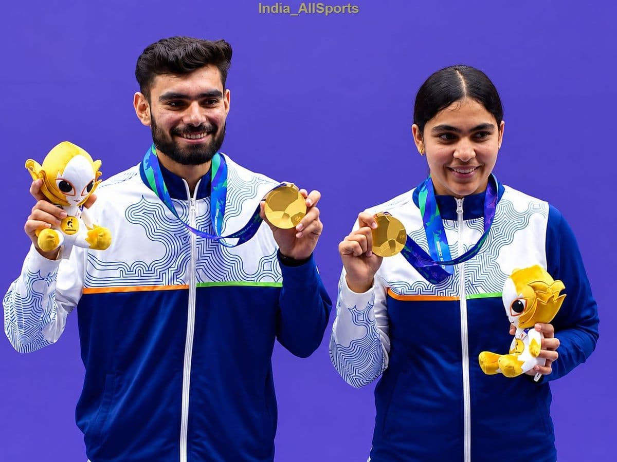 ഏഷ്യൻ ഗെയിംസ്: ആറാം ദിനത്തിൽ ഇന്ത്യയ്ക്ക് ഷൂട്ടിങ്ങിൽ സ്വർണവും വെള്ളിയും; മെഡൽ പോരാട്ടം ശക്തം