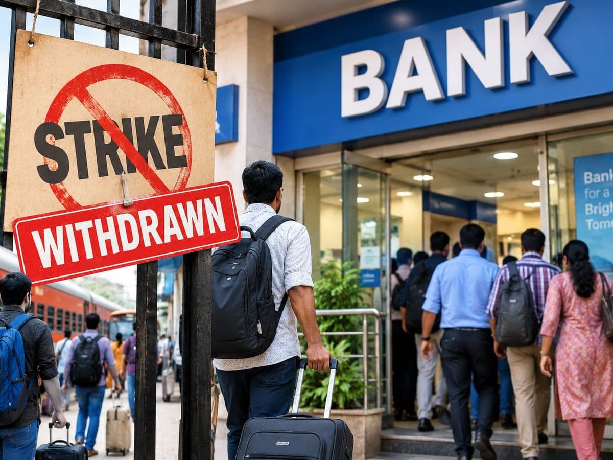 ബാങ്ക് സമരം പിൻവലിച്ചു; അറിയിപ്പ് വൈകിയതിൽ ജീവനക്കാർക്കിടയിൽ അതൃപ്തി